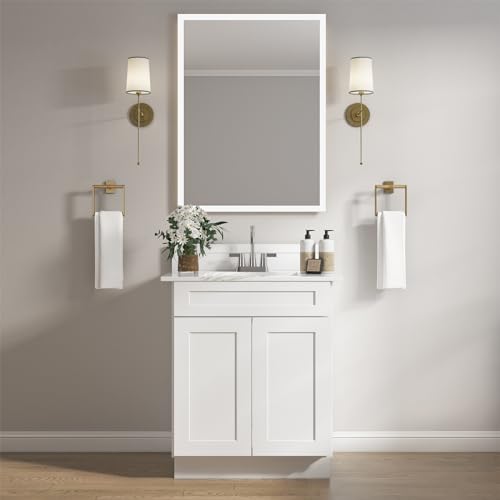 ROOMTEC Bathroom Cabinet 24'' Free view 2