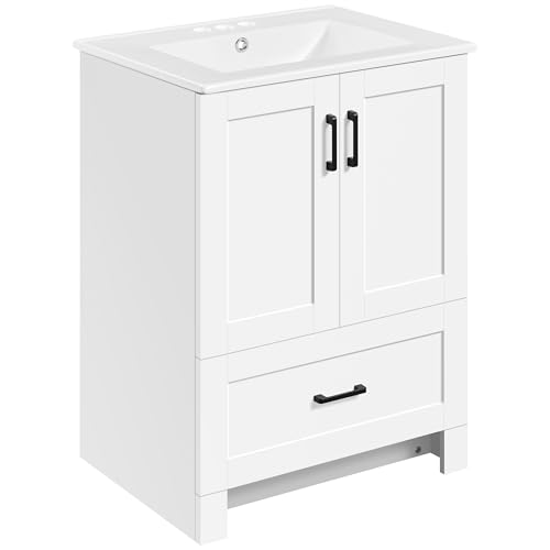 Yaheetech 24.5 Inch Modern Bathroom view 3