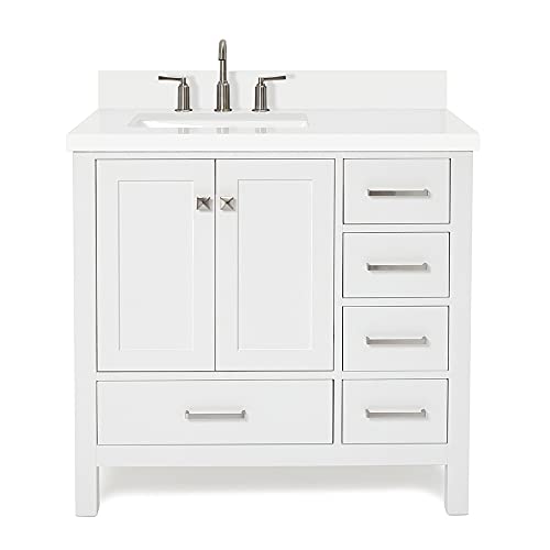 ARIEL Cambridge 36-inch Bathroom Vanity view 5