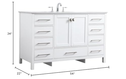 ARS Concepts 54" Pre-Assembled Bathroom view 3