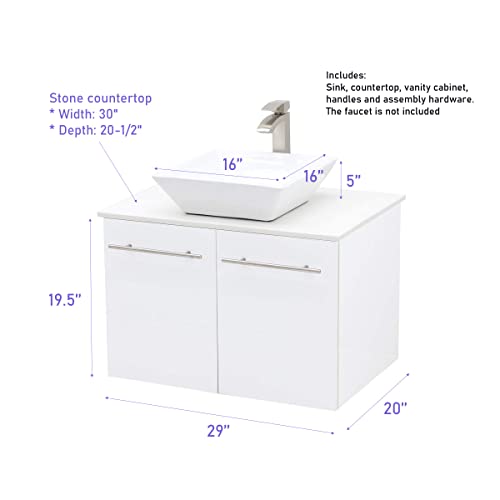 WindBay 30" Wall Mount Floating view 5