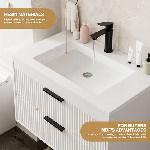30 Inches Modern MDF Bathroom view 4