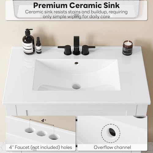 LIKIMIO 30" Bathroom Vanity with view 4