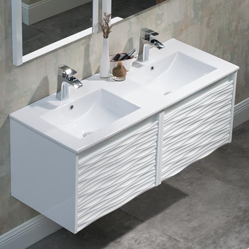 Blossom 48" Double Sink Floating view 4