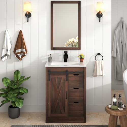 chartustriable 24 Inch Bathroom Vanity
