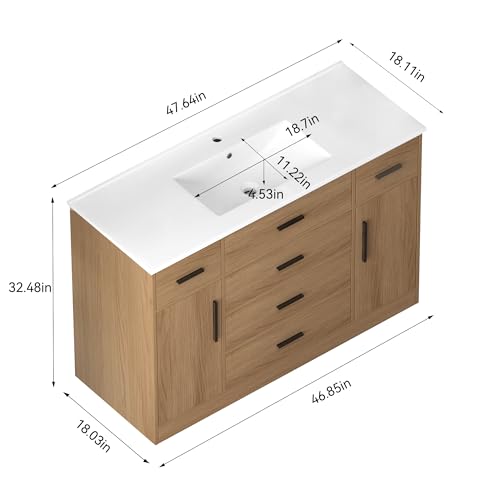 LUMISOL 48 Inch Bathroom Vanity view 2