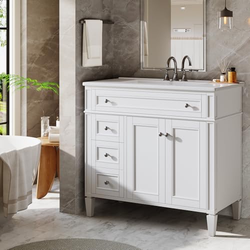 Tribesigns 36 Inch Bathroom Vanity view 3
