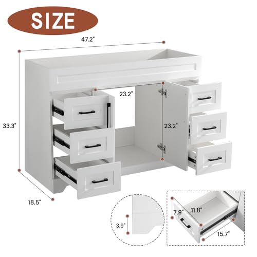 TONYRENA 48 Inch Bathroom Vanity view 2