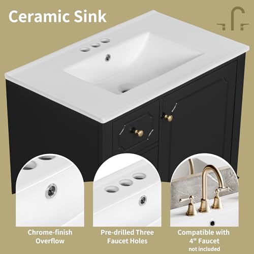 Mirightone 30" Vanity with Sink view 4