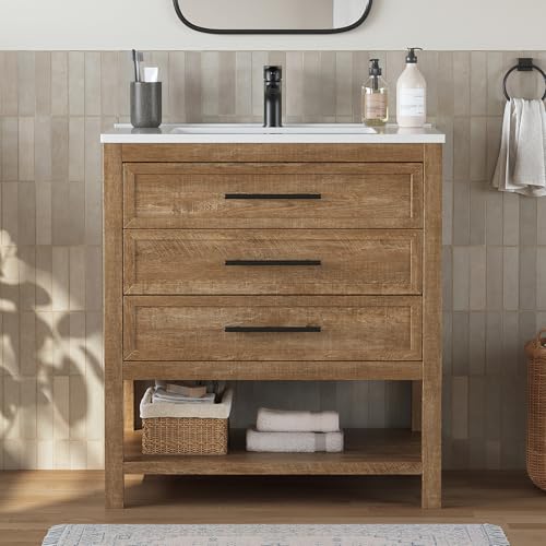 DELUXE LIVING 30 Inch Bathroom
