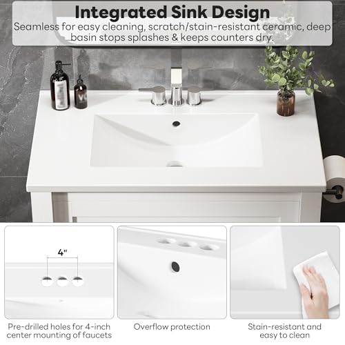 LIKIMIO 30 Inch Bathroom Vanity view 4