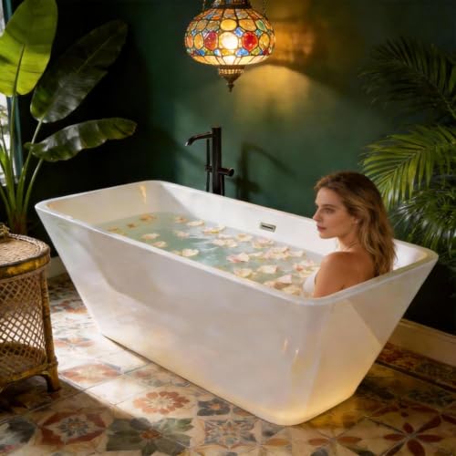 59 Inch Acrylic Freestanding Bathtub view 4