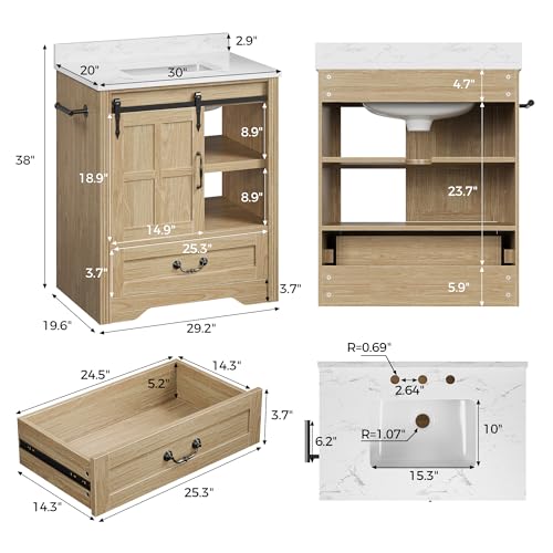 IRONCK Bathroom Vanity with Sink view 2