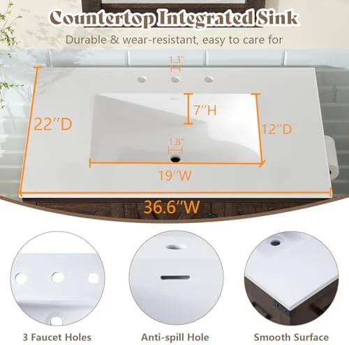 AMERLIFE 36 vanity interior