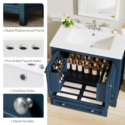 Tribesigns 30" Bathroom Vanity with view 5