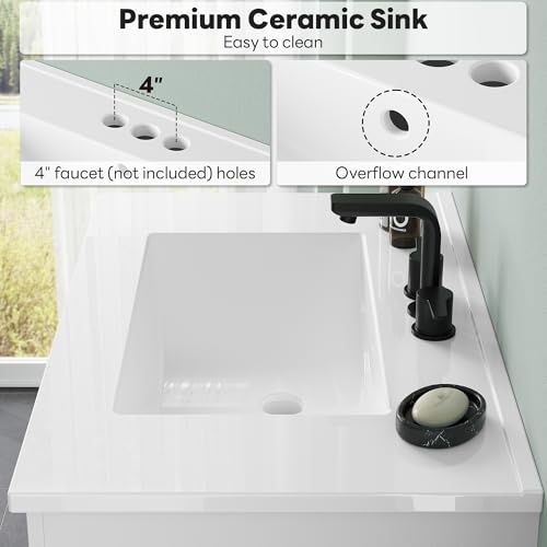 LIKIMIO 30" Bathroom Vanity with view 4