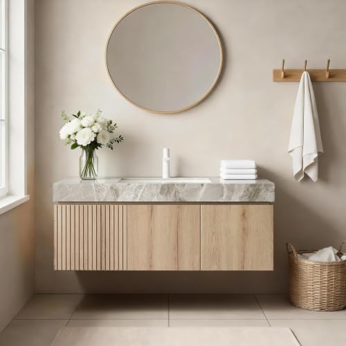 Ambrovina 48" Floating Bathroom Vanity