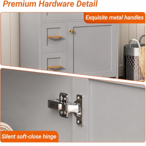 LDarqeer 30 Inch Freestanding Bathroom view 5