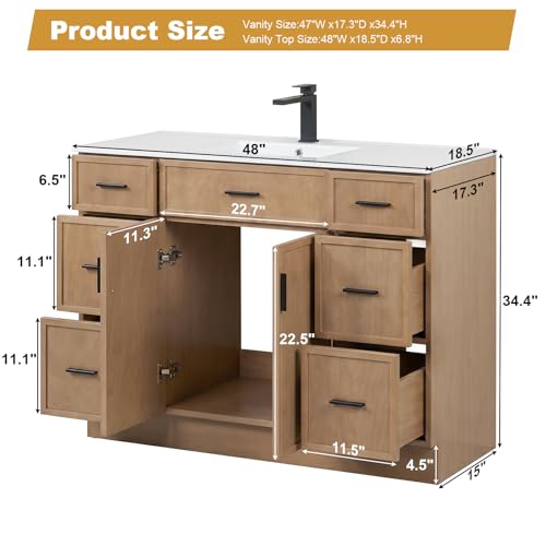 Chyanmoo 48 Inch Bathroom Vanity view 2