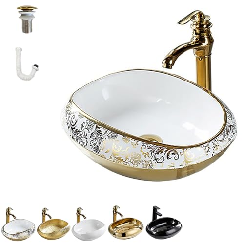 WYRNOBRX Bathroom Vessel Sink 18"