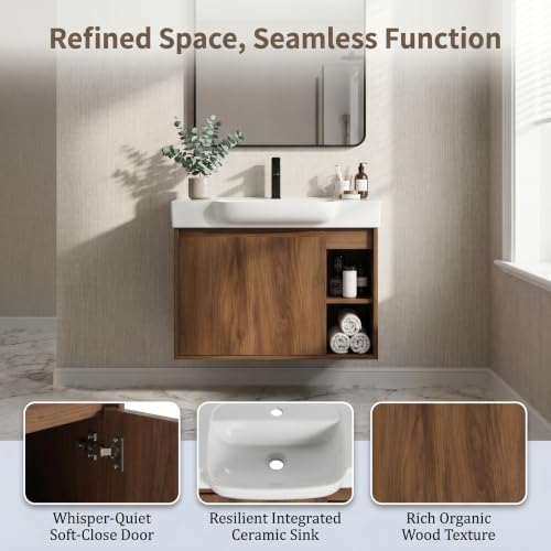 NicBex 28" Bathroom Vanity with view 4