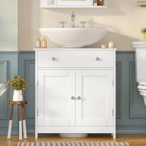 TEENFON Pedestal Sink Storage Cabinet view 2