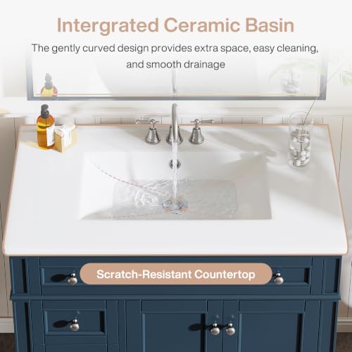 Tribesigns 36 Inch Bathroom Vanity view 3