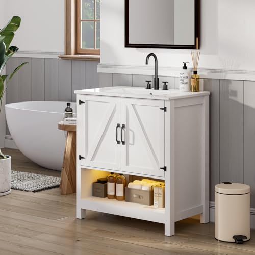 ELEVACHIC 30" Bathroom Vanity with view 4