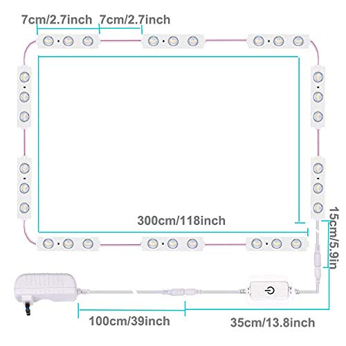Led Vanity Mirror Lights Hollywood view 3