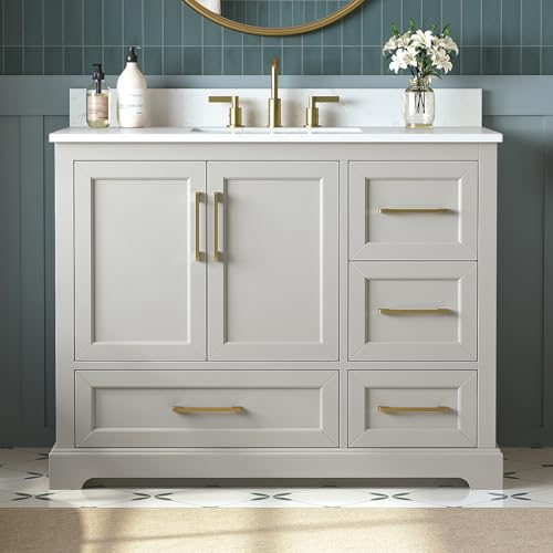 DELUXE LIVING 42 Inch Bathroom