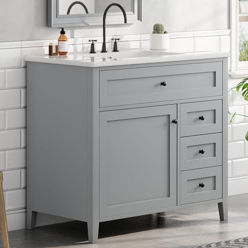 Bellemave 36" Bathroom Vanity with view 4