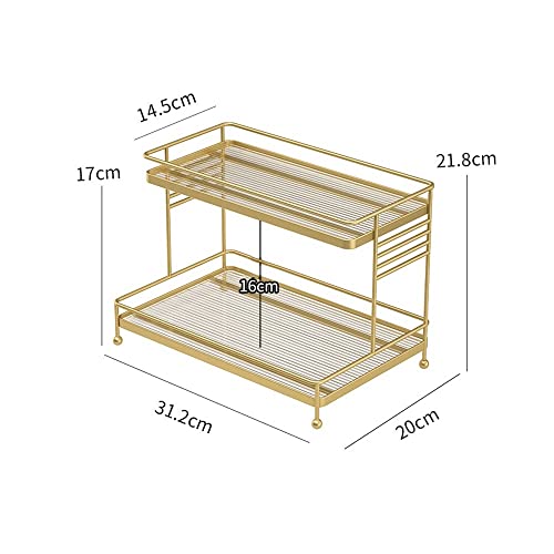 SKIHOT Bathroom Organizer Countertop 2-Tier view 3