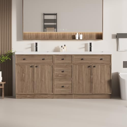 LUCKWIND 72" Bathroom Vanity Sink