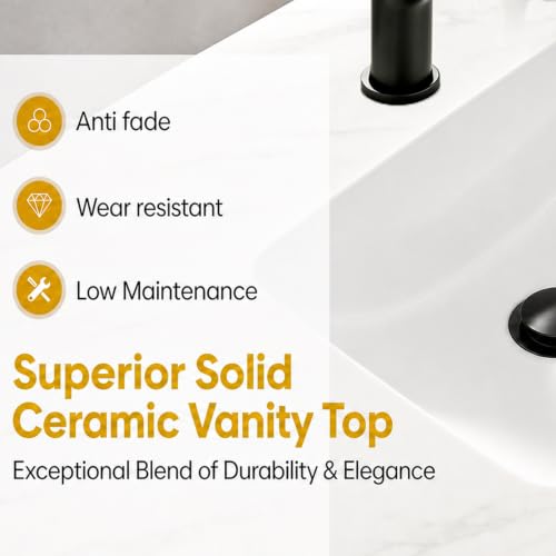 PONLTTEY 60" Bathroom Vanity with view 5