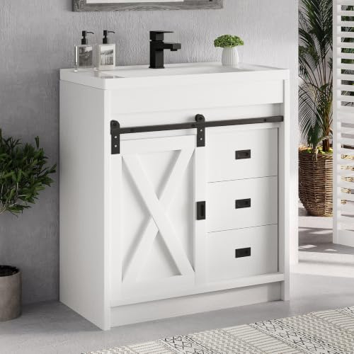 30" Bathroom Vanity with Sink