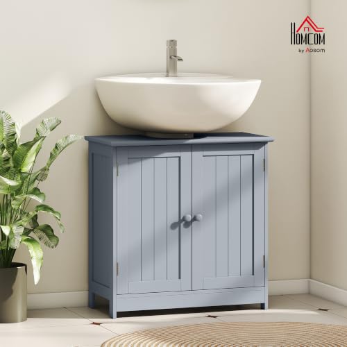 HOMCOM Under Sink Bathroom Cabinet view 2