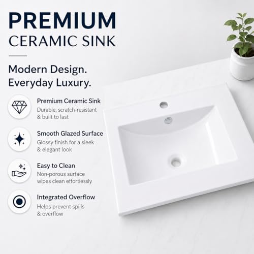 24 Inch Floating Bathroom Vanity view 5