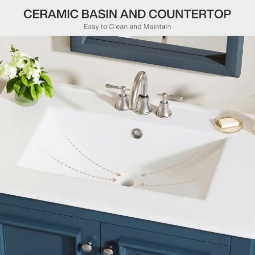 Tribesigns 30" Bathroom Vanity with view 4