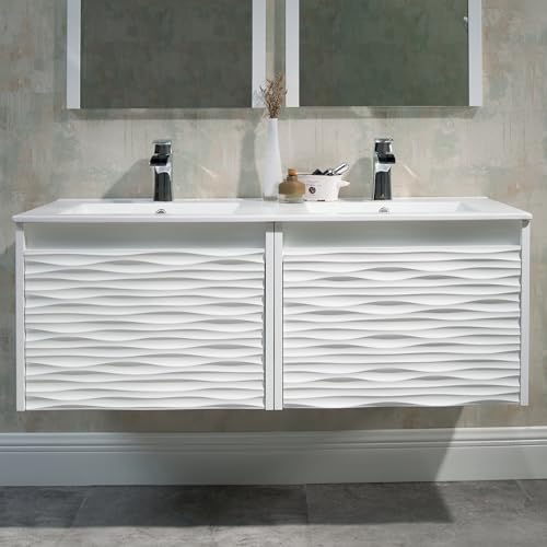 Blossom 48" Double Sink Floating view 2