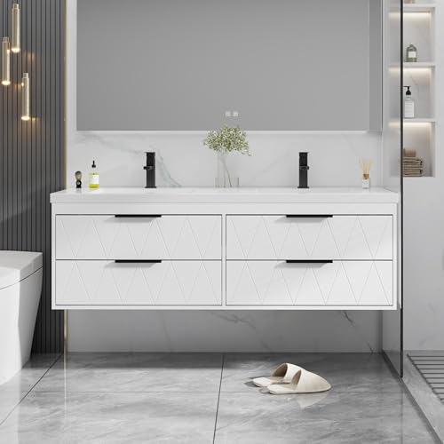 eclife 60" Floating Bathroom Vanity