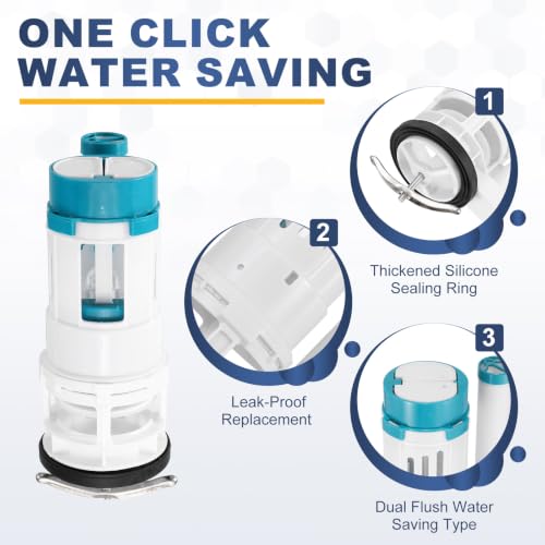 uxcell 2 Inch Toilet Flush view 3