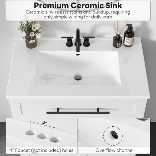 LIKIMIO 30" Bathroom Vanity with view 4