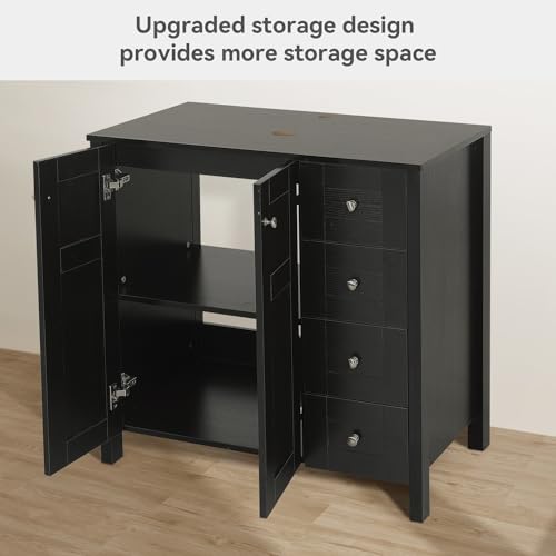 SOLIDEE 32'' Bathroom Vanity with view 3