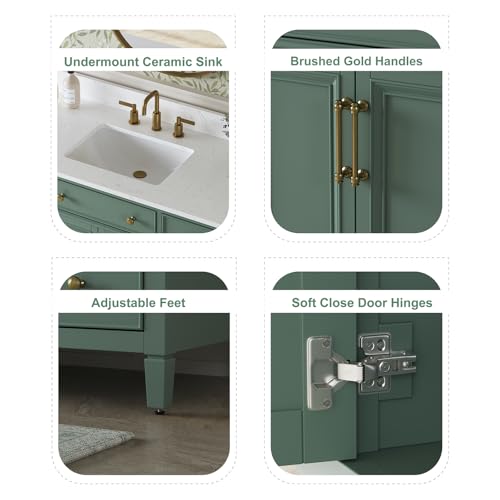 DELUXE LIVING 48" Bathroom Vanity view 5