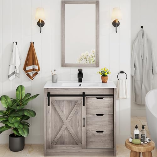 chartustriable 36 Inch Bathroom Vanity