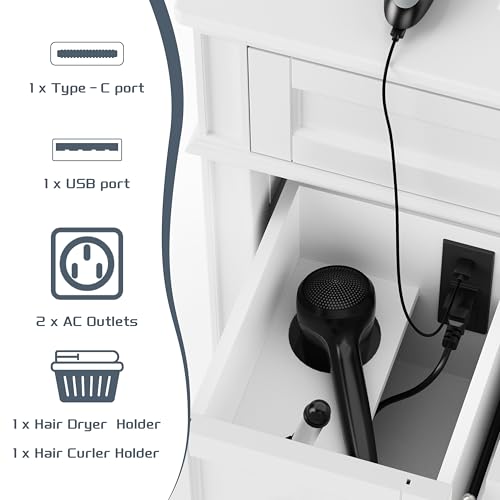 OWIPAW 36" Bathroom Vanity with view 4