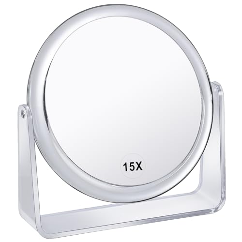 MKUMIR 15X Vanity Mirror Makeup