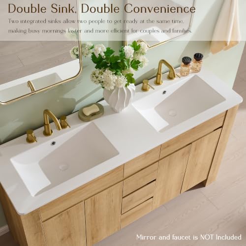 T4TREAM 60 Inch Modern Bathroom view 3