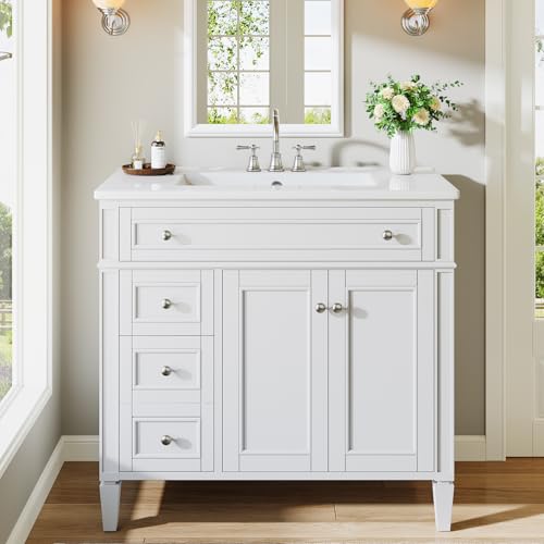 Tribesigns 36 Inch Bathroom Vanity