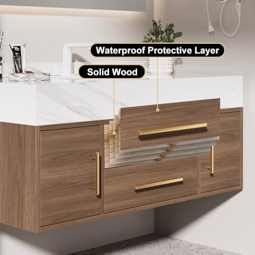 Weibath Floating Bathroom Vanity with view 4